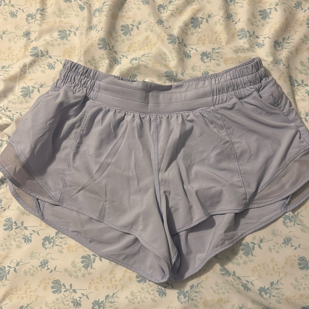 lavender lululemon shorts size 10